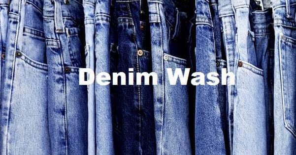 jeans wash types